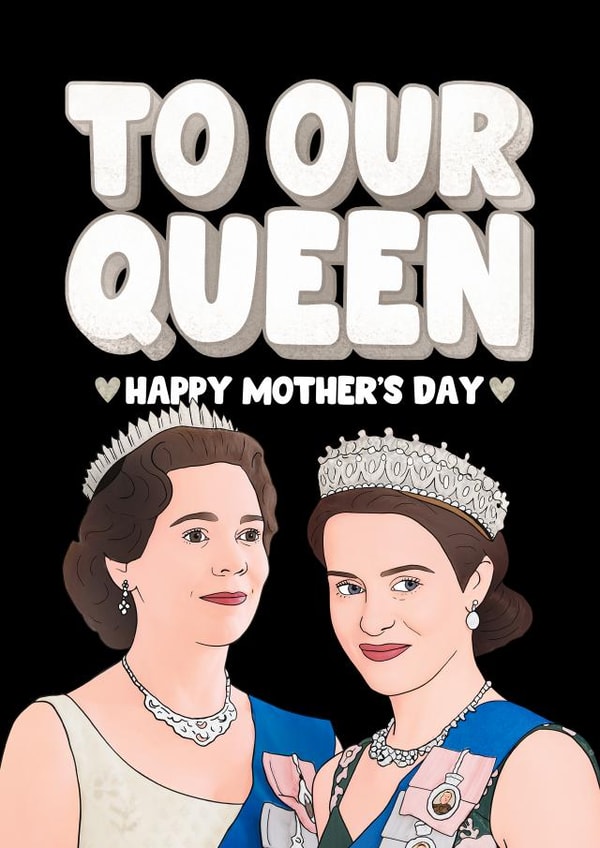 the crown queen Mothers Day Card 10091 created by Hey Huns It's Nicole