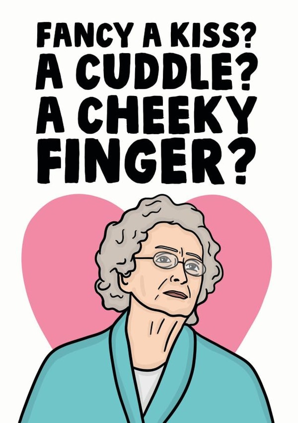 Doris - Fancy a kiss? Gavin and Stacey card created by Studio Doodles