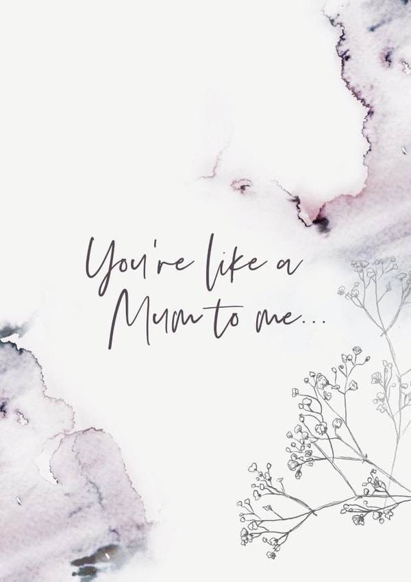 step mum like a mum Mothers Day Card 7417 created by I am Nat