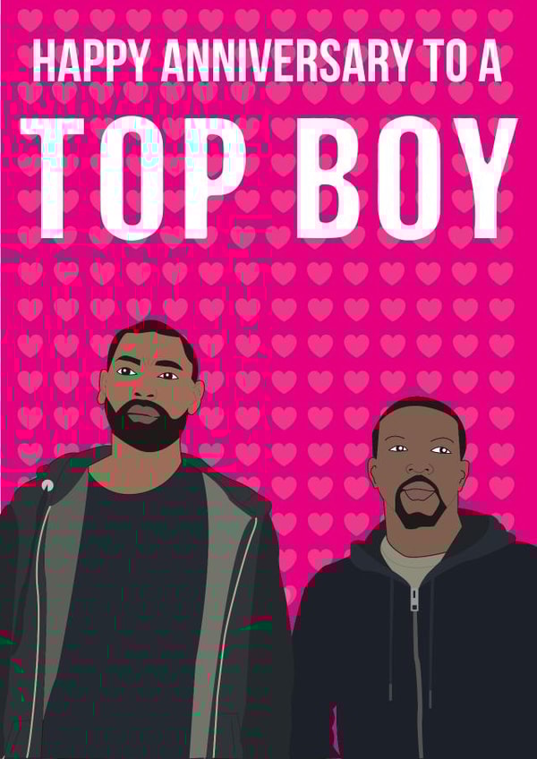 Top Boy kano Anniversary Card 12226 created by John Wood