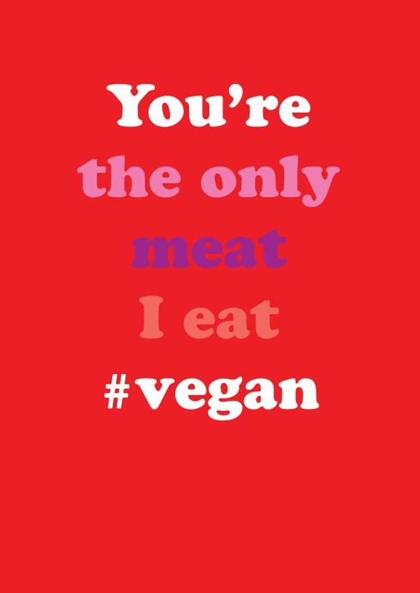 vegan valentine Card 30978 created by Joanna Myles