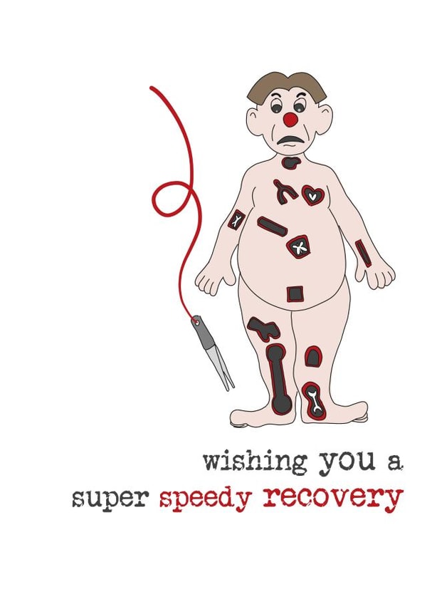 Wishing you a super speedy recovery created by Dandelion Stationery