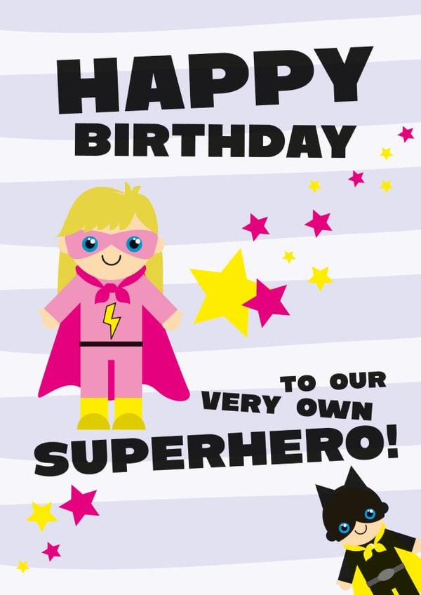 our very own superhero Birthday Card 10478 created by Rulu