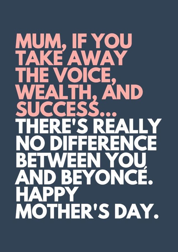 take away voice Mothers Day Card 28030 created by Redrakoon