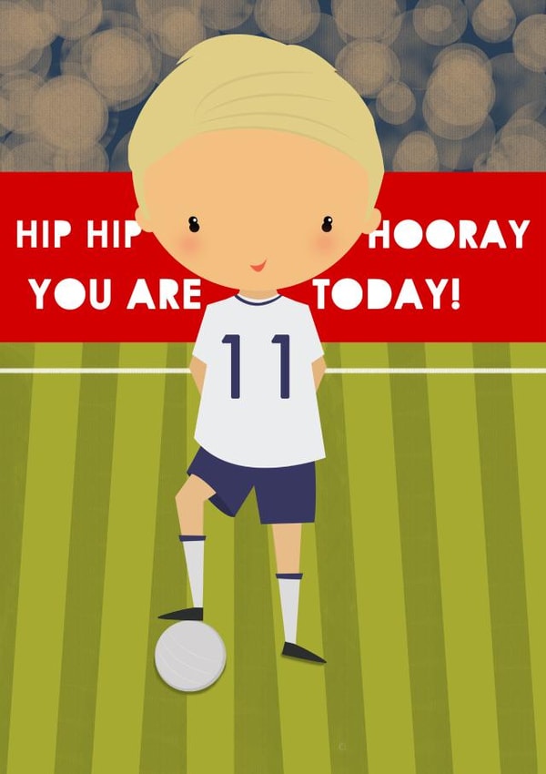 football 11 Birthday Card 11247 created by Bells Scambler