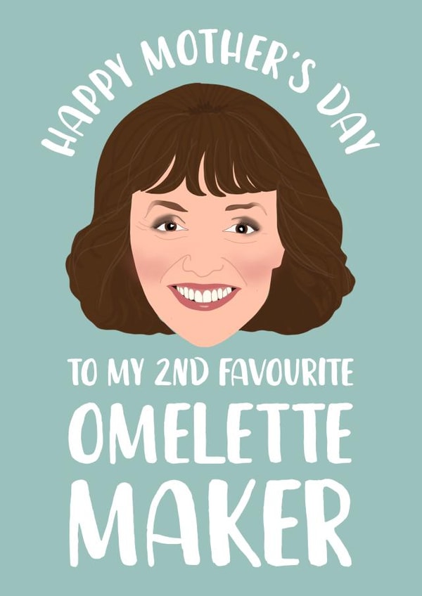 omelette favourite Mothers Day Card 26594 created by The Cake Thief