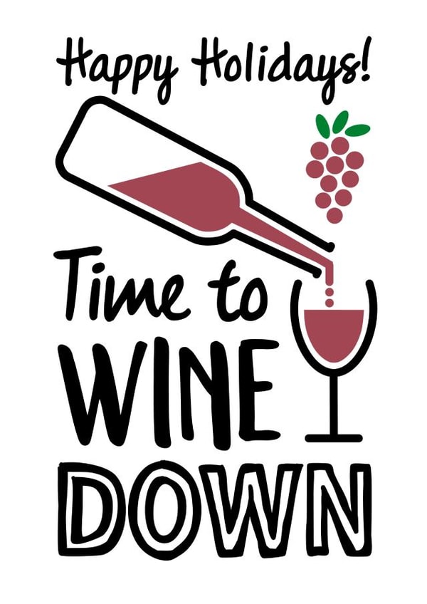 happy holidays time to Christmas Card 16350 created by Amanda Moffat