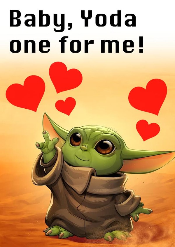baby yoda Card 32613 created by See More