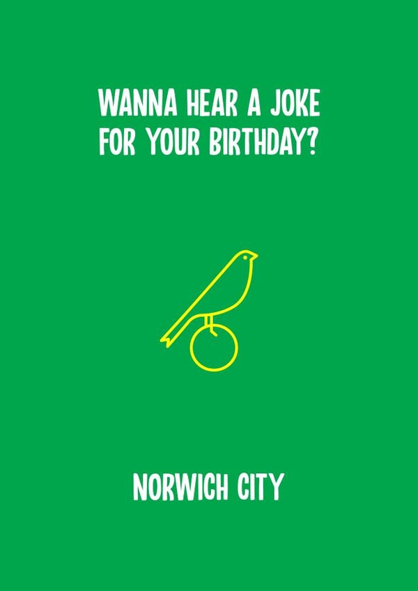 football joke Birthday Card 11669 created by Rishi