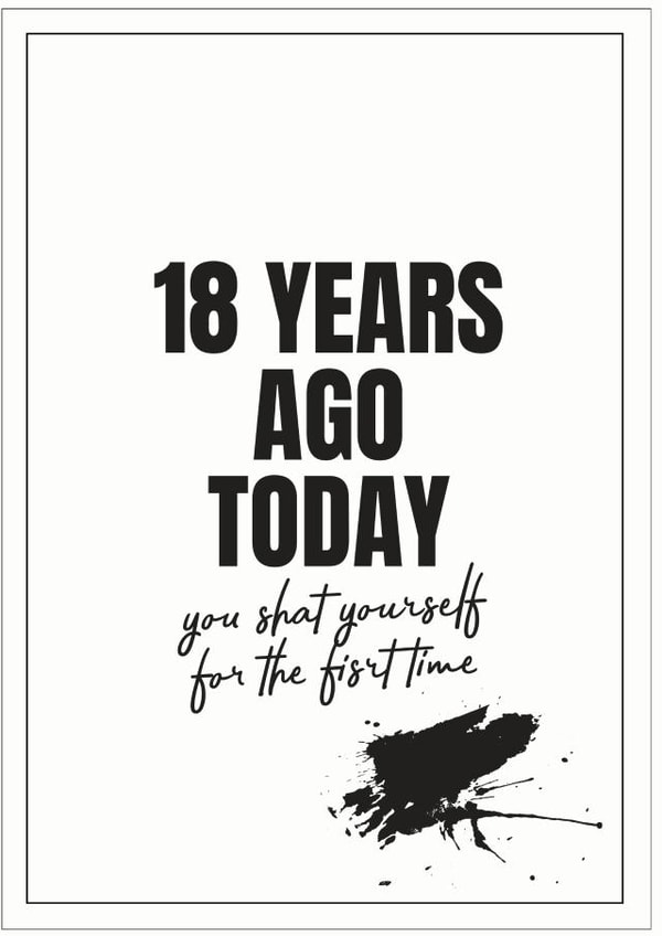 adult rude Birthday Card 16391 created by Peter De Wreede