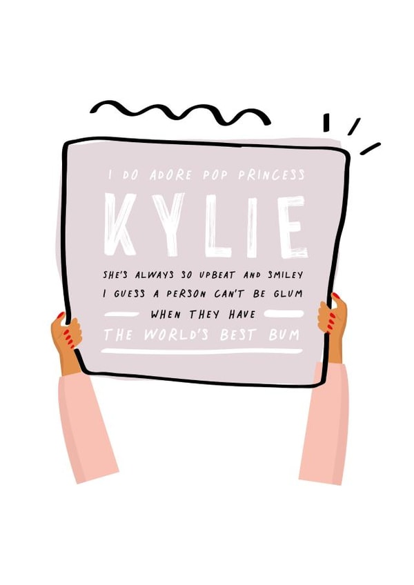 kylie minogue gay icon Just because Card 8701 created by Joanna Miller