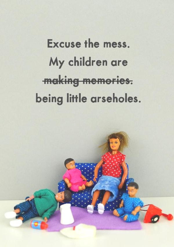 excuss mess Mothers Day Card 11526 created by Bold & Bright Cards