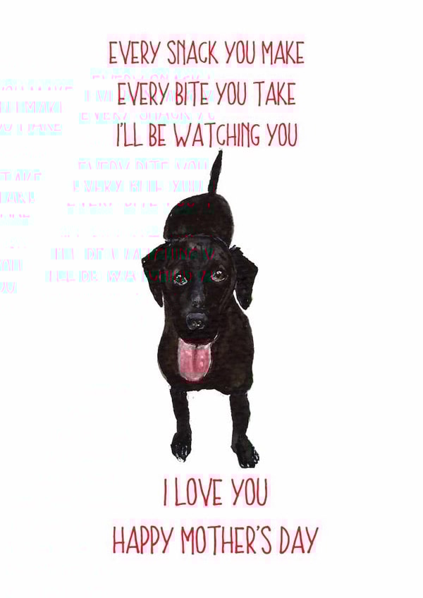 animal arty Mothers Day Card 14155 created by Sarah Maddox