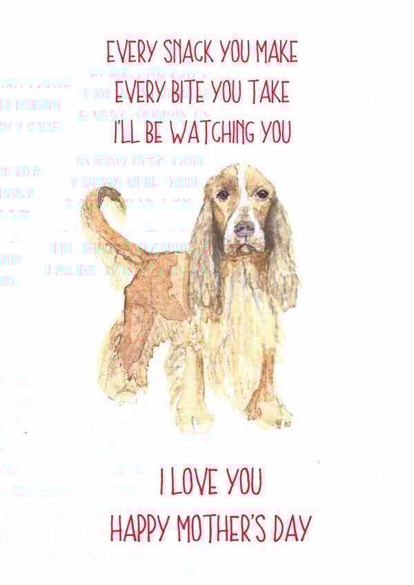 love animal Mothers Day Card 14158 created by Sarah Maddox