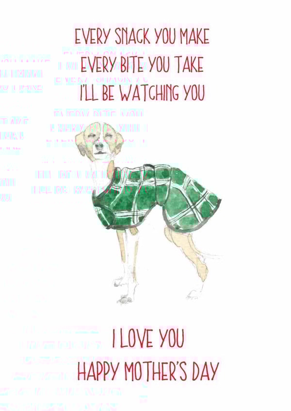 every snack bite take Mothers Day Card 14159 created by Sarah Maddox