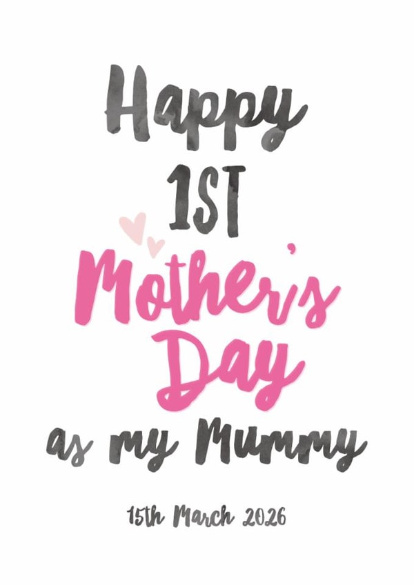 First Mother's Day Card - 2026 - New Mum Card - Card For Mummy created by Sweetlove Press