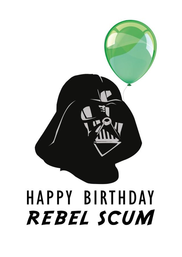 star wars darth vader Card 40712 created by Kate Coates Design Studio