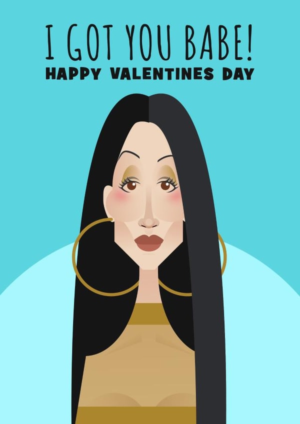 cher i got you Valentines Day Card 22894 created by Christina Connelly