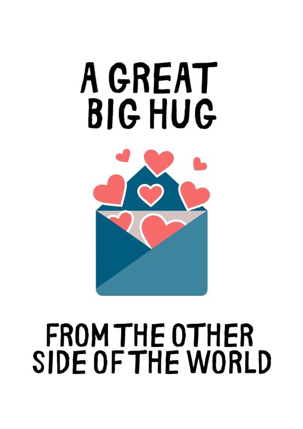 big hug other Thinking of you Card 16426 created by Michelle F.