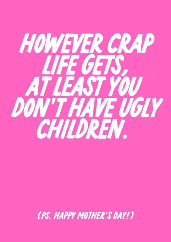 Funny Mothers Day Card, Cheeky Humour created by The Marmalade Cat