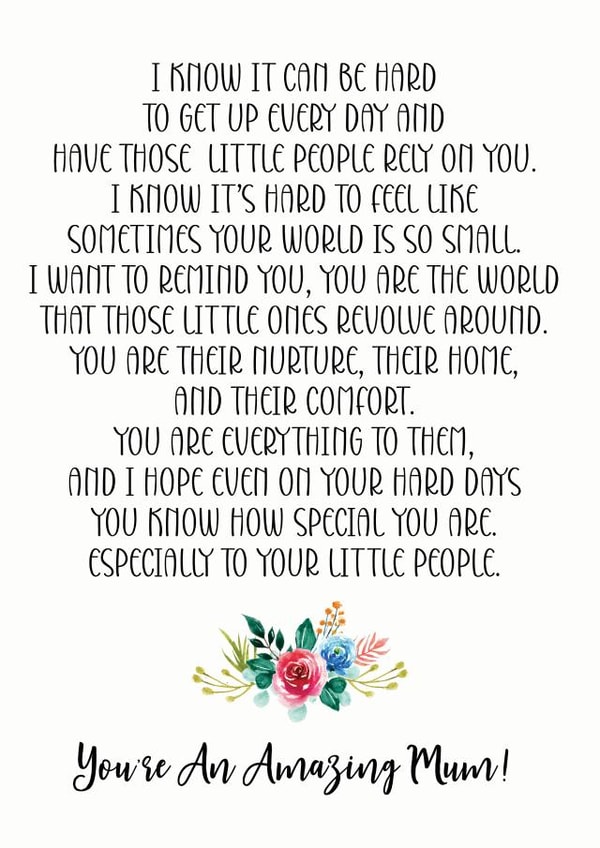 A card for your mother created by The Monochrome Bow