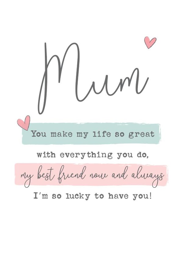pretty typography Mothers Day Card 39343 created by Mad Philomena