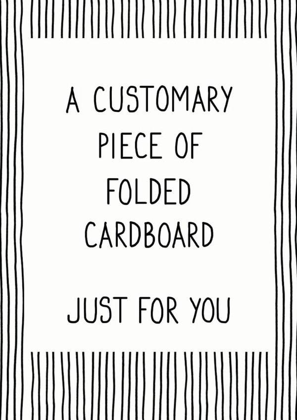 customary piece Birthday Card 9835 created by Cat Flap Cards