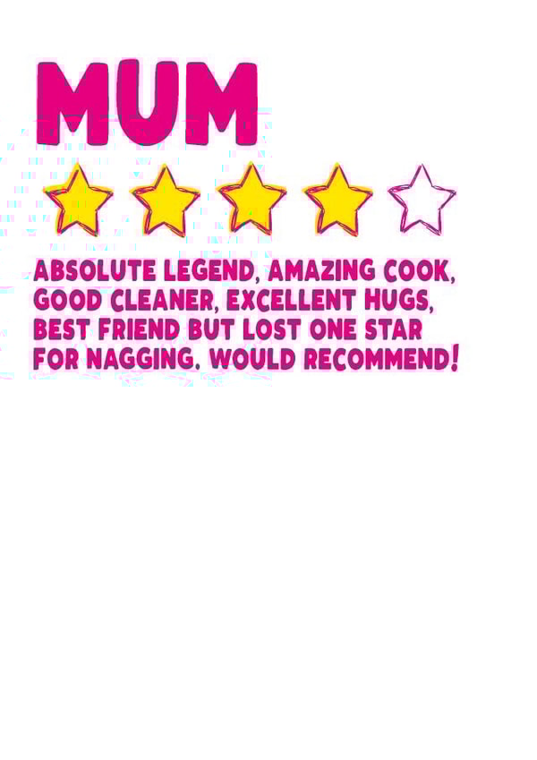 adult Female Mothers Day Card 30512 created by Filthy Sentiments