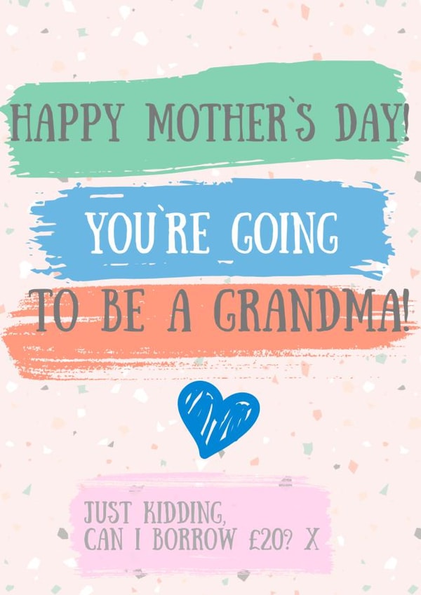 kidding going to be Mothers Day Card 41190 created by ADorable