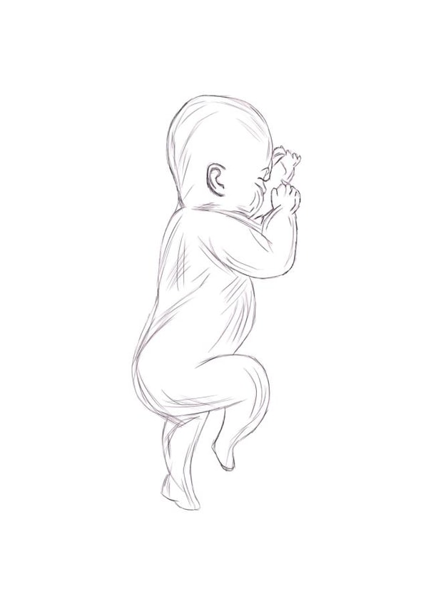 New baby baby girl Card 41157 created by Thomas Haddon