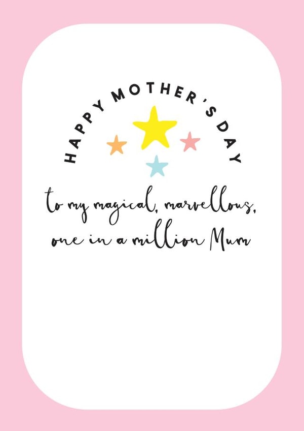 magical marvellous Mothers Day Card 2849 created by Always Sparkle