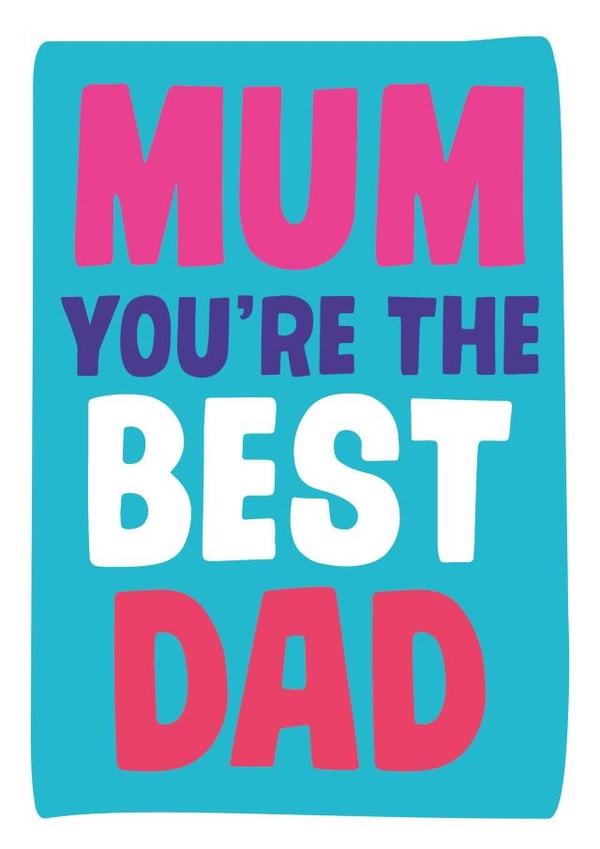 single mum best Mothers Day Card 3050 created by Dean Morris Cards