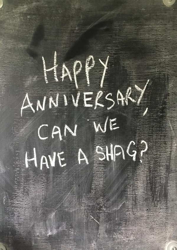 adult rude Anniversary Card 15099 created by Hot Balloon Art