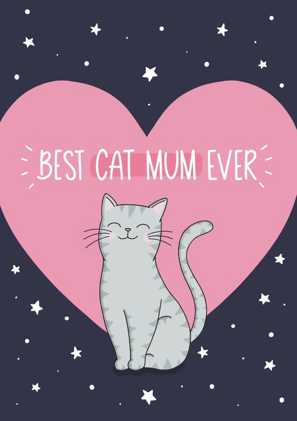 adult illustration Mothers Day Card 16218 created by Inky in the Wild