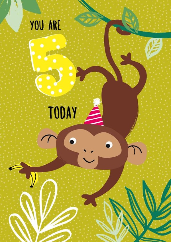 5 5th Birthday Card 16435 created by Jessica Eyre