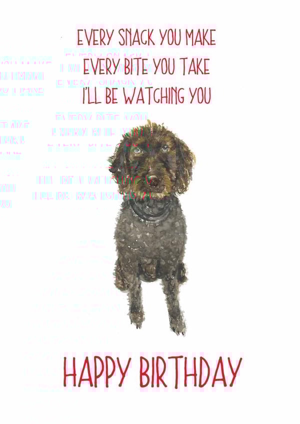 every snack make Birthday Card 14170 created by Sarah Maddox