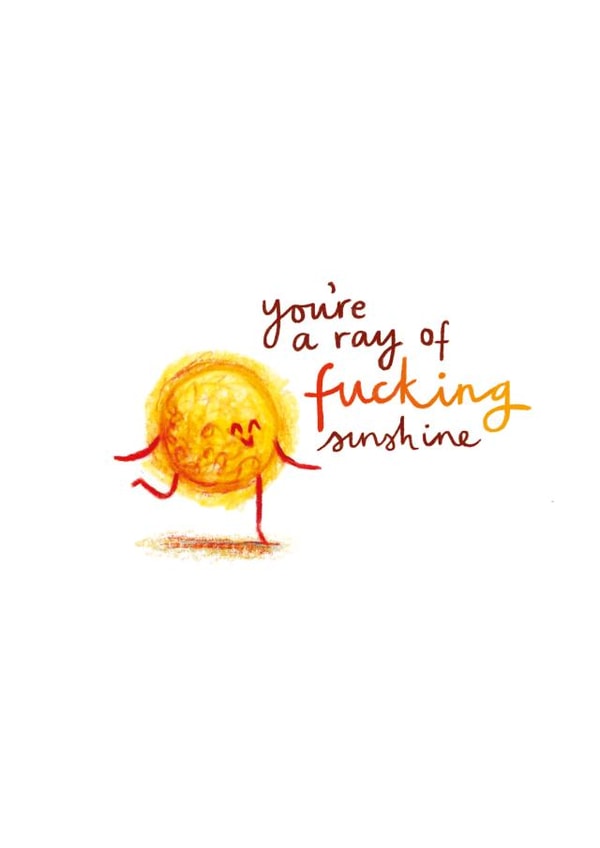 Cute Sunshine Birthday Card created by Odd Socks