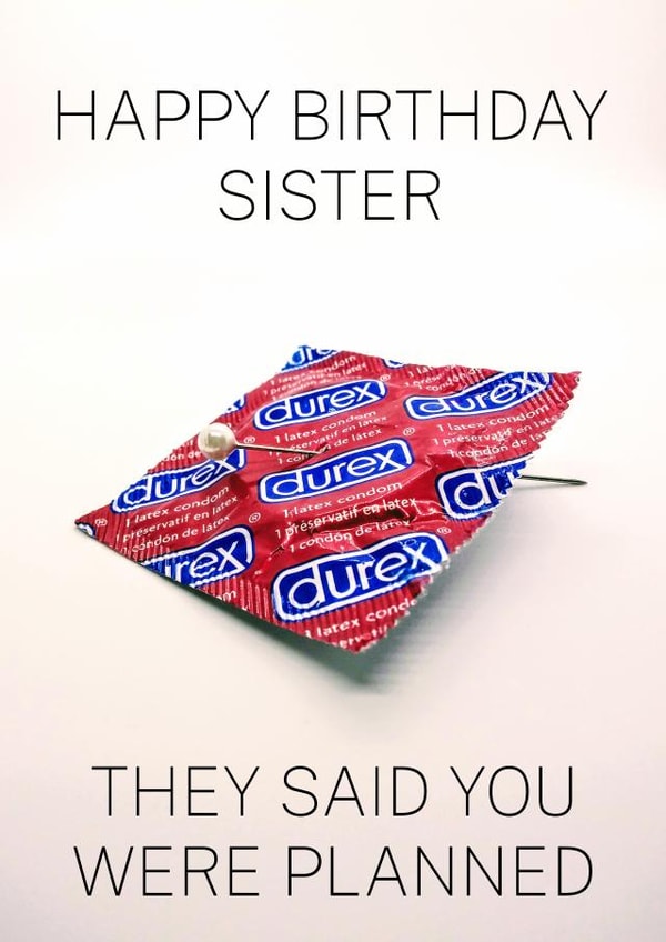 SISTER BIRTHDAY Card 38567 created by NaughtyLittleThings