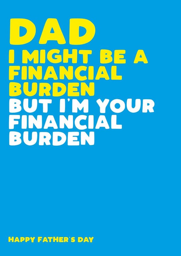 might financial Father's Day Card 30521 created by Filthy Sentiments