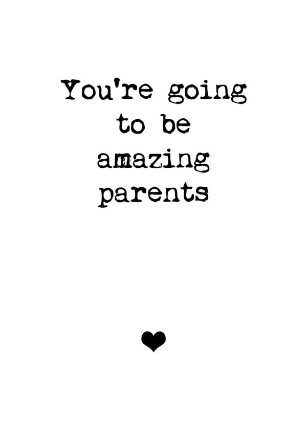 Amazing new parents card created by Audrey & Coco