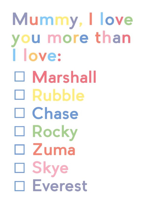 mummy more Mothers Day Card 7794 created by JosieOnTheRun