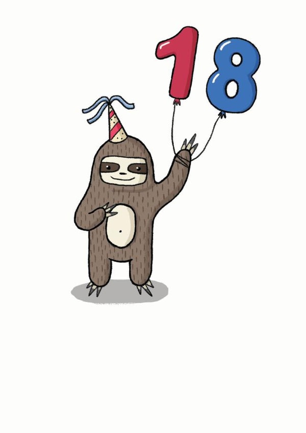 18 Birthday Card 31672 created by Bronte Laura Illustration