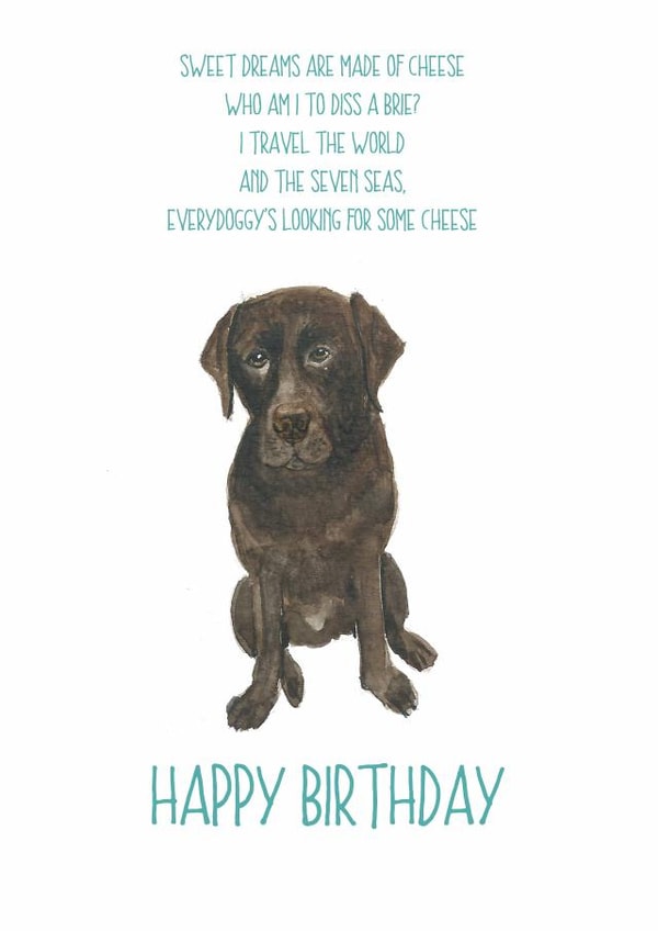 sweet dreams cheese Birthday Card 14181 created by Sarah Maddox