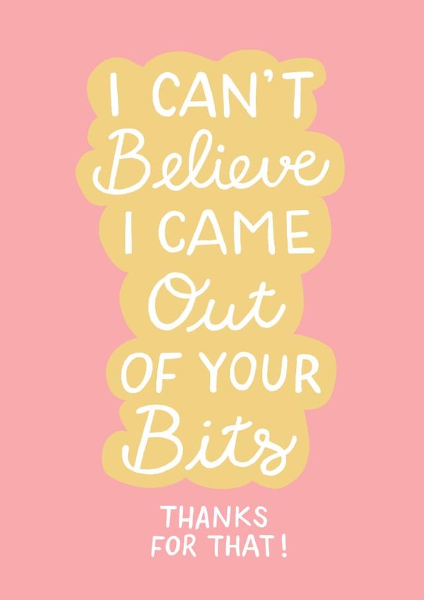 funny birth Mothers Day Card 39990 created by Carla Letters