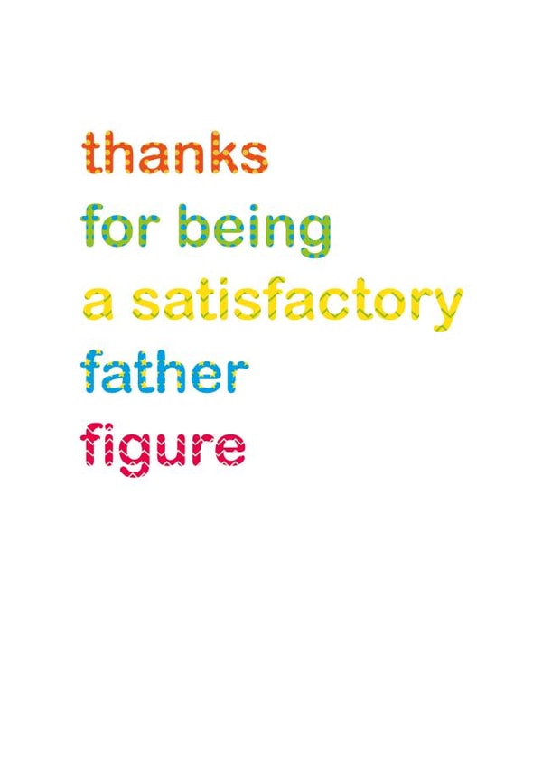 satisfactory adult Father's Day Card 12323 created by Dotish Designs