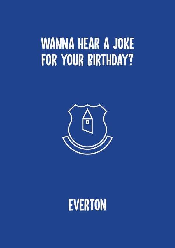 everton football Birthday Card 11679 created by Rishi