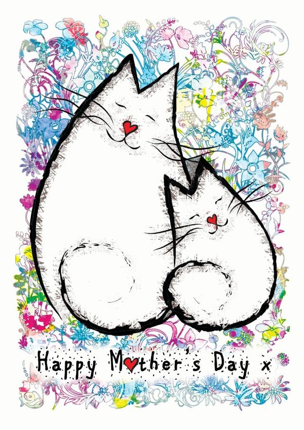Cat card Cat Mum Card 34071 created by Kat Pearson