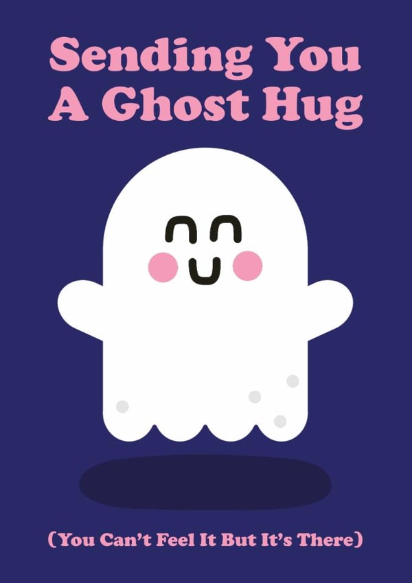 Ghost Hug Thinking Of You Card created by Studio Boketto