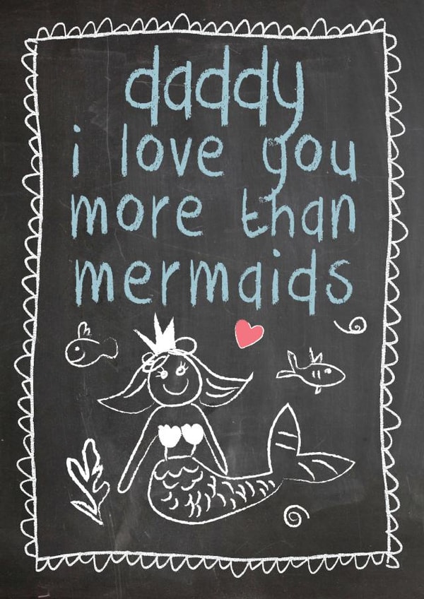 mermaids more than Father's Day Card 39346 created by Mad Philomena