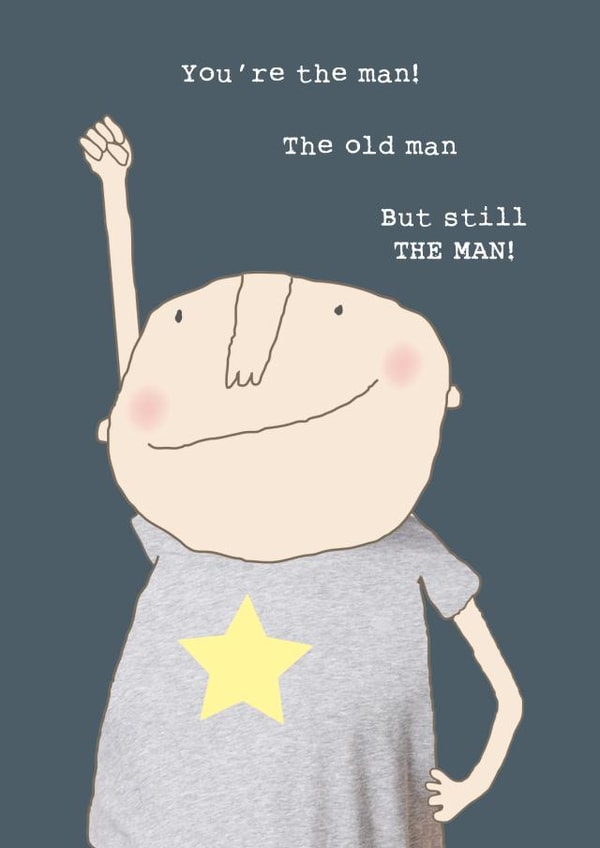 man old Father's Day Card 17017 created by Rosie Made A Thing